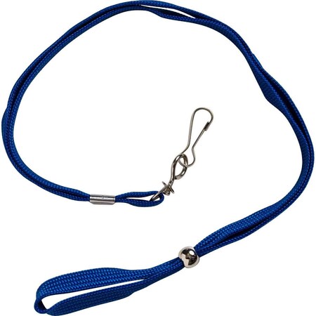 Brady Blue Lanyard, Lace Style, 19Inch, One Pack A Quantity Of 100 95090